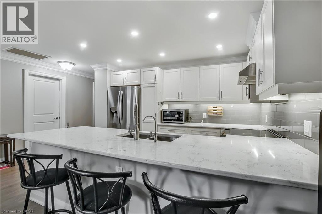 13 Sister Varga Terrace, Hamilton, ON - Indoor Photo Showing Kitchen With Double Sink With Upgraded Kitchen