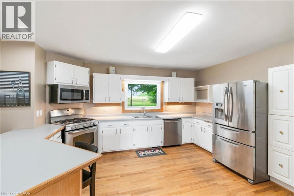 658 Culver Road, Waterford, ON - Indoor Photo Showing Kitchen With Stainless Steel Kitchen With Double Sink