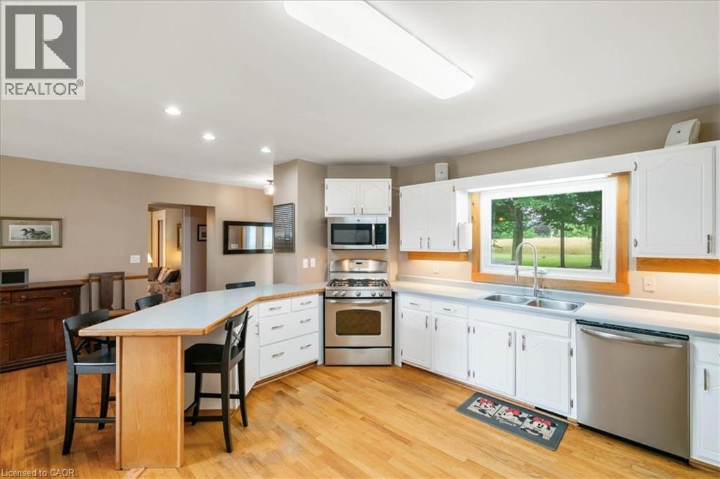 658 Culver Road, Waterford, ON - Indoor Photo Showing Kitchen With Stainless Steel Kitchen With Double Sink