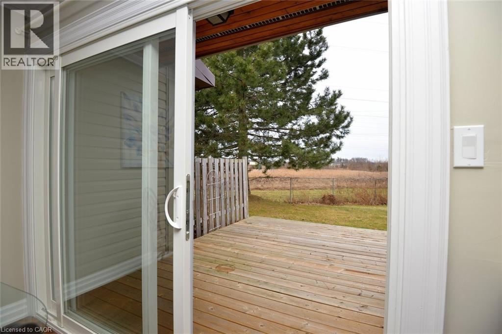View of wooden deck - 41 Sister Kern Terrace, Hamilton, ON - Outdoor With Exterior