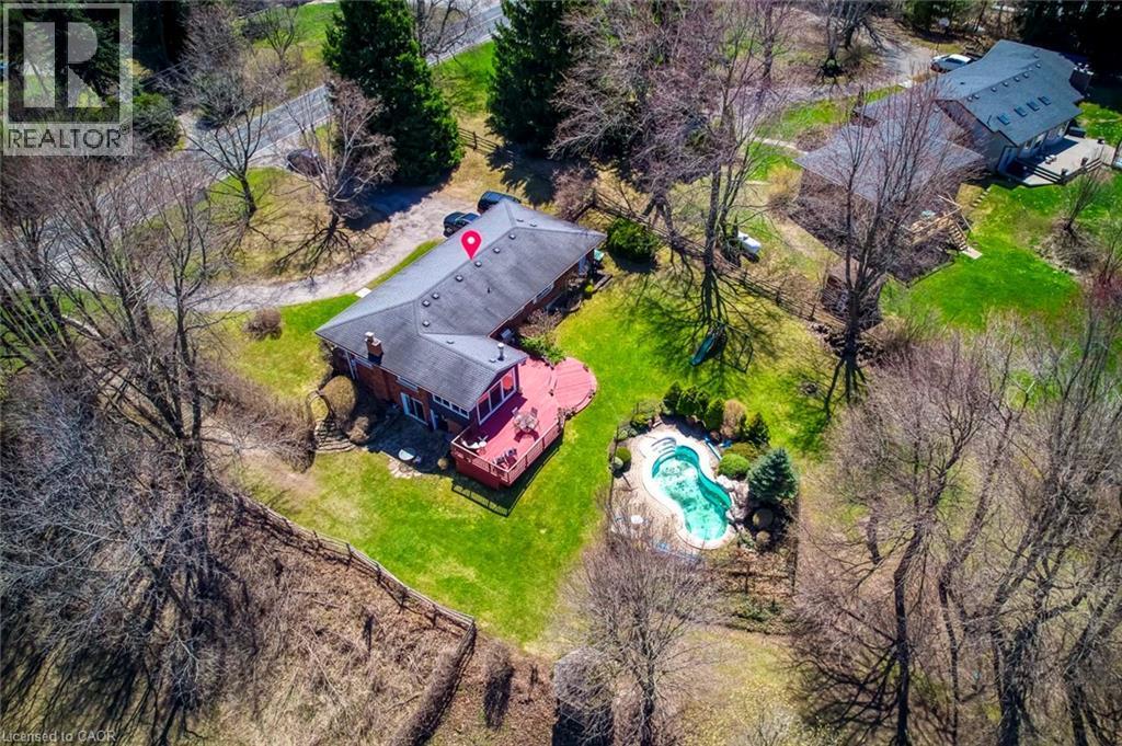 Aerial view - 1215 Britannia Road, Burlington, ON