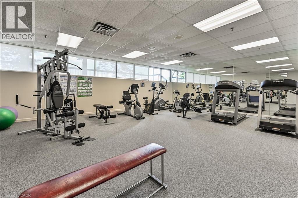 Gym - 2170 Marine Drive Unit# 1808, Oakville, ON - Indoor Photo Showing Gym Room