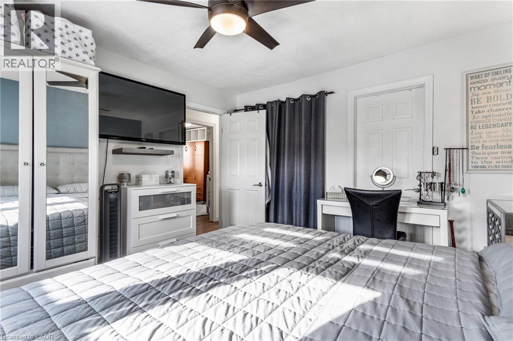 Bedroom featuring ceiling fan - 136 Limpert Avenue, Cambridge, ON - Indoor Photo Showing Bedroom
