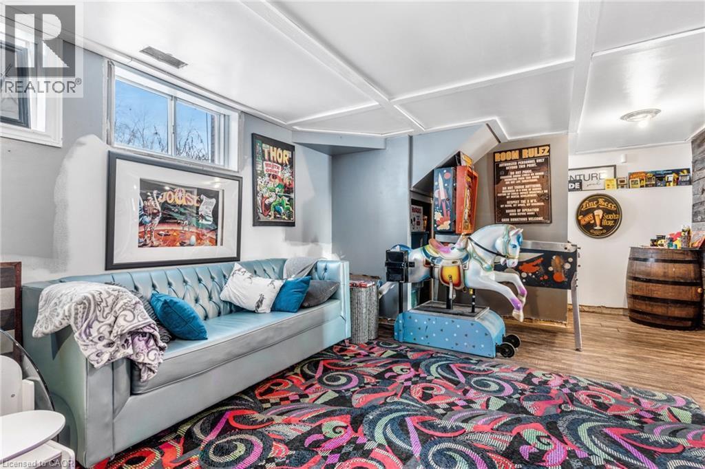 Living room with wood finished floors - 136 Limpert Avenue, Cambridge, ON - Indoor