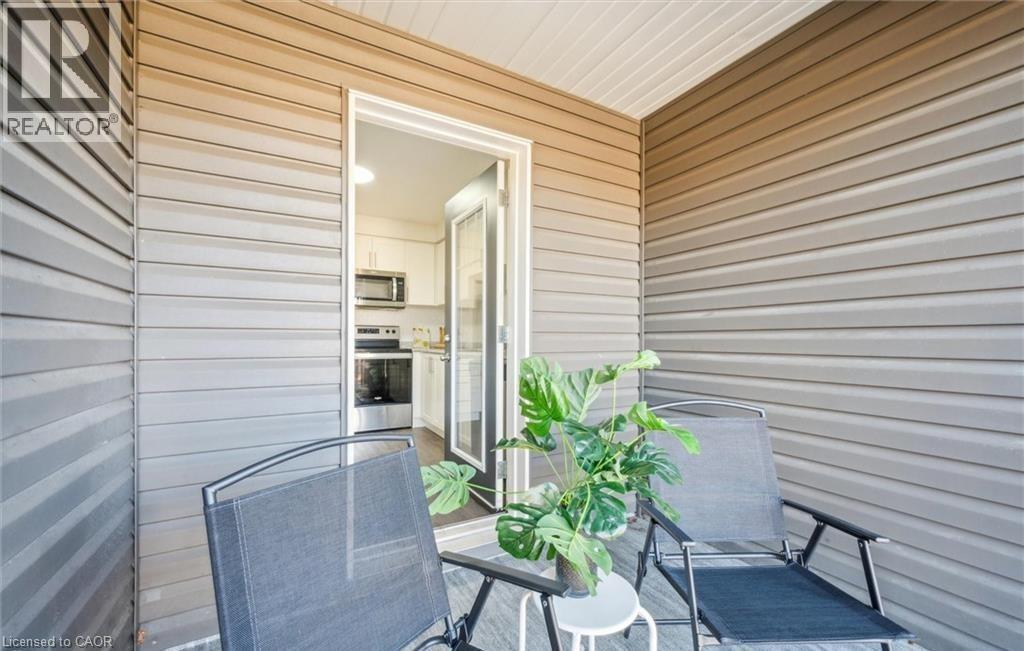 View of balcony - 24 Morrison Road Unit# D9, Kitchener, ON - Outdoor With Exterior