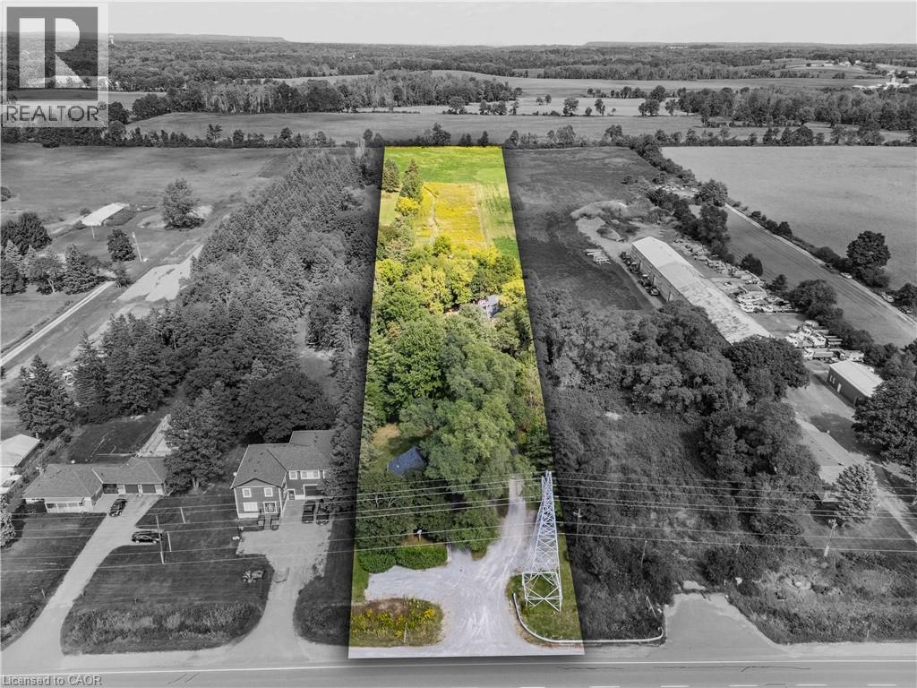 3 ACRES 2 HOUSES 1 BARN - 1402 6 Highway, Flamborough, ON - Outdoor With View
