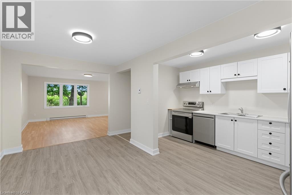 DINING AREA - 1402 6 Highway, Flamborough, ON - Indoor Photo Showing Kitchen With Double Sink