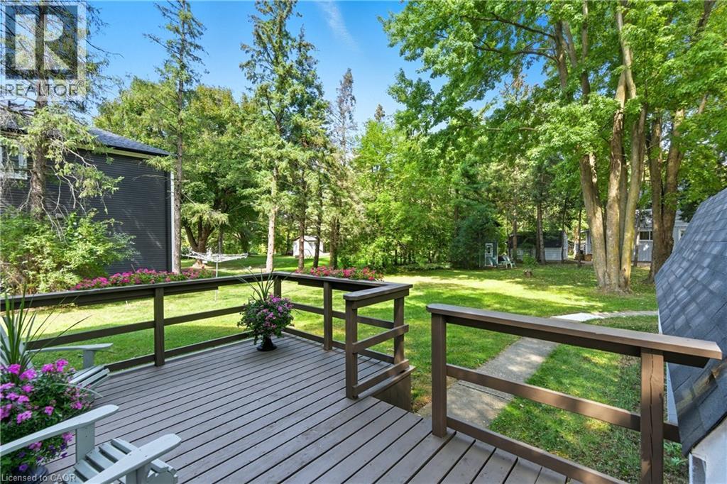 REAR DECK - 1402 6 Highway, Flamborough, ON - Outdoor With Deck Patio Veranda