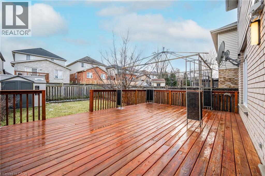 125 Steepleridge Street, Kitchener, ON - Outdoor With Deck Patio Veranda With Exterior
