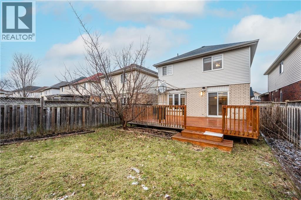 125 Steepleridge Street, Kitchener, ON - Outdoor With Deck Patio Veranda