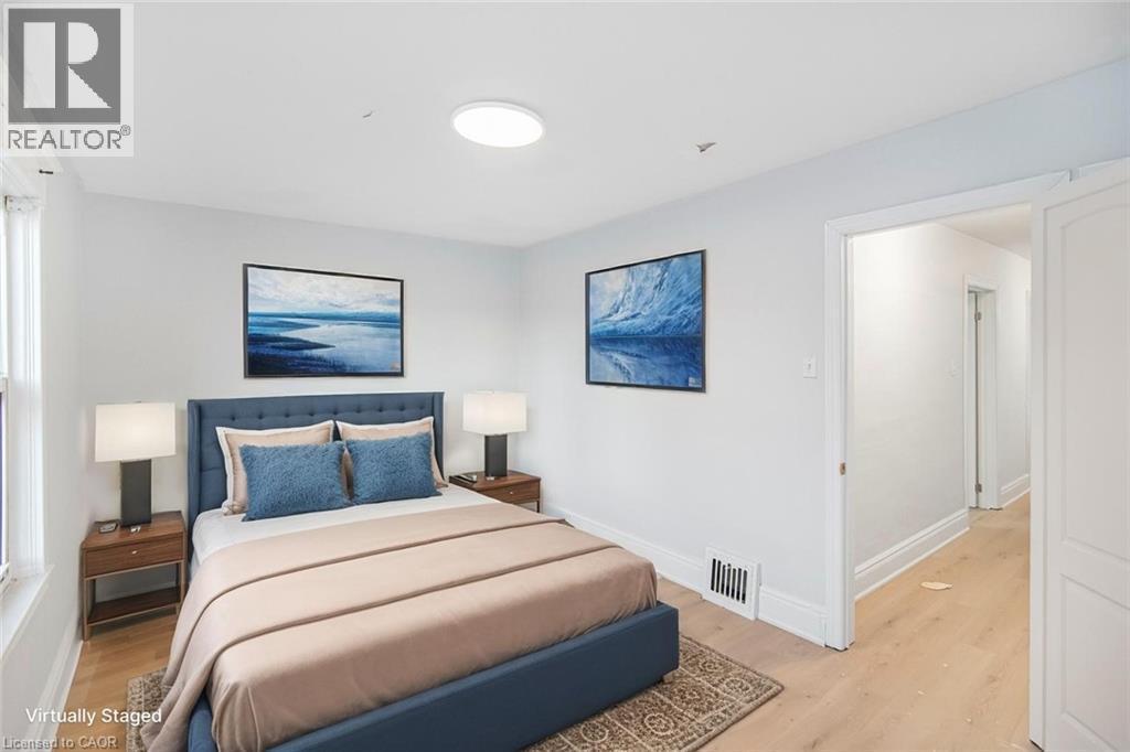 VIRTUALLY STAGED - 8 Leeds Street, Hamilton, ON - Indoor Photo Showing Bedroom