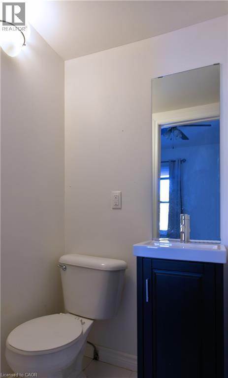 Bathroom with vanity and tile patterned flooring - 1448 Upper Ottawa Street, Hamilton, ON - Indoor Photo Showing Bathroom