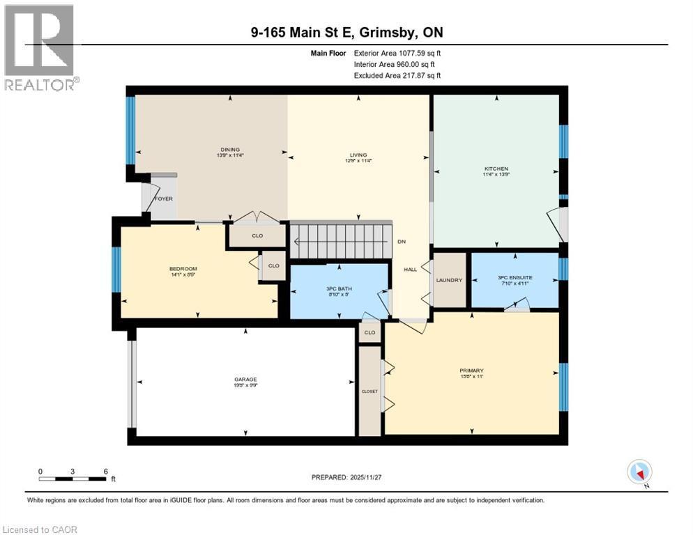 View of floor plan / room layout - 165 Main Street E Unit# 9, Grimsby, ON - Other