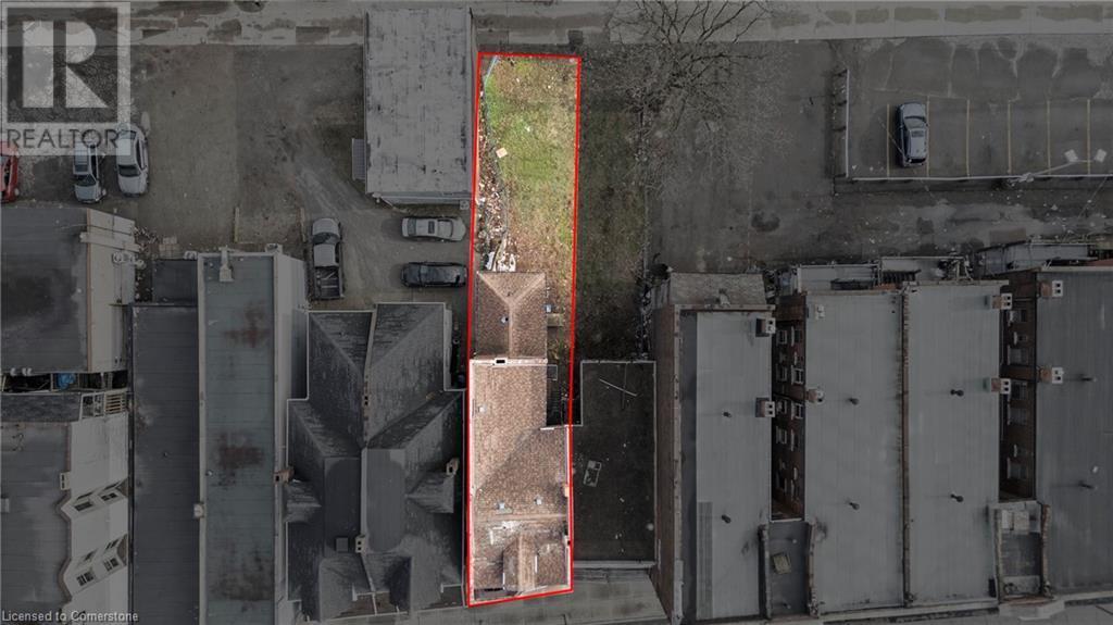 Birds eye view of property - 433 King Street E, Hamilton, ON