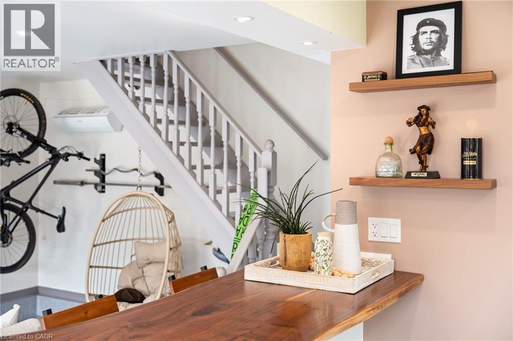 Stairs featuring recessed lighting - 197 Cedar Drive, Turkey Point, ON - Indoor Photo Showing Other Room