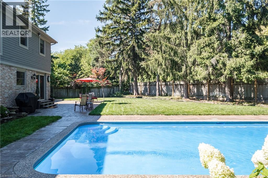 1577 Old Spar Court, Mississauga, ON - Outdoor With In Ground Pool With Backyard