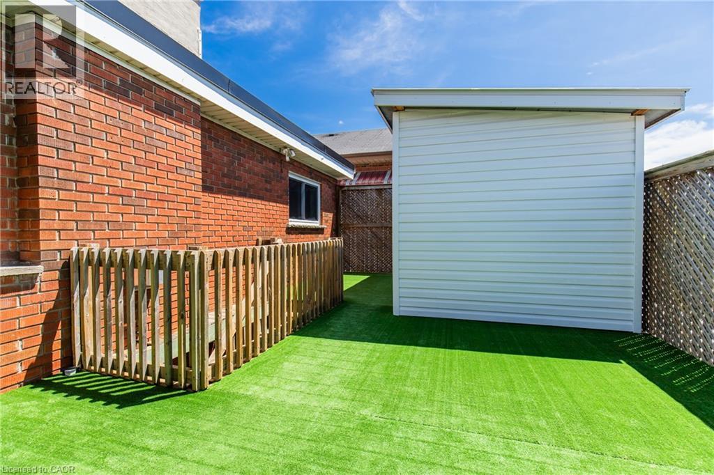View of yard with an outdoor structure - 2340 King Street E, Hamilton, ON - Outdoor With Exterior