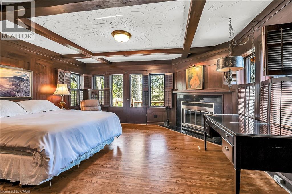 793 Shadeland Avenue, Burlington, ON - Indoor Photo Showing Bedroom With Fireplace
