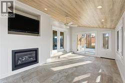Gas Fireplace & wall mounted TV -