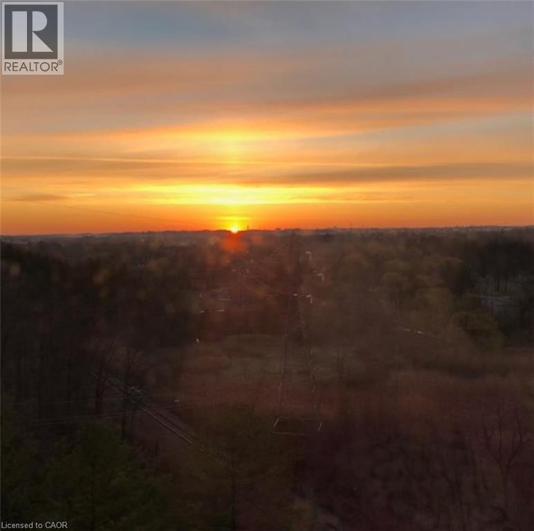 view from apartment sunset - 237 King Street W Unit# 703, Cambridge, ON - Outdoor With View