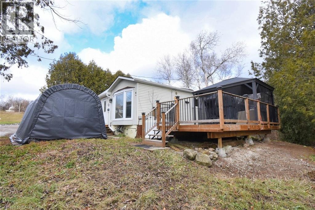 1085 10Th Concession Road W Unit# 77, Flamborough, ON - Outdoor With Deck Patio Veranda