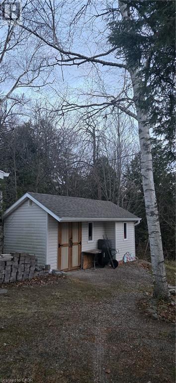 Garage with view of wooded area - 1085 10Th Concession Road W Unit# 77, Flamborough, ON - Outdoor