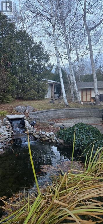 View of yard with a garden pond - 1085 10Th Concession Road W Unit# 77, Flamborough, ON - Outdoor With View