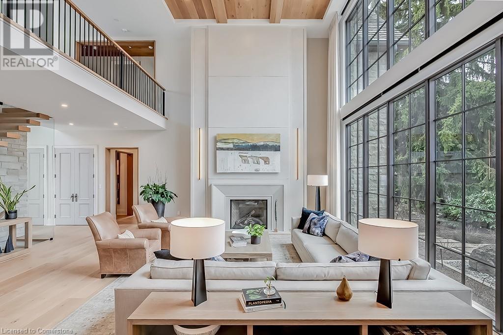 3093 Princess Boulevard, Burlington, ON - Indoor With Fireplace