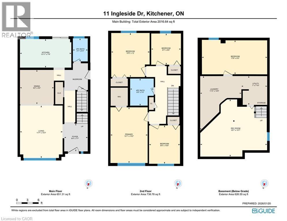 View of property floor plan - 11 Ingleside Drive, Kitchener, ON - Other