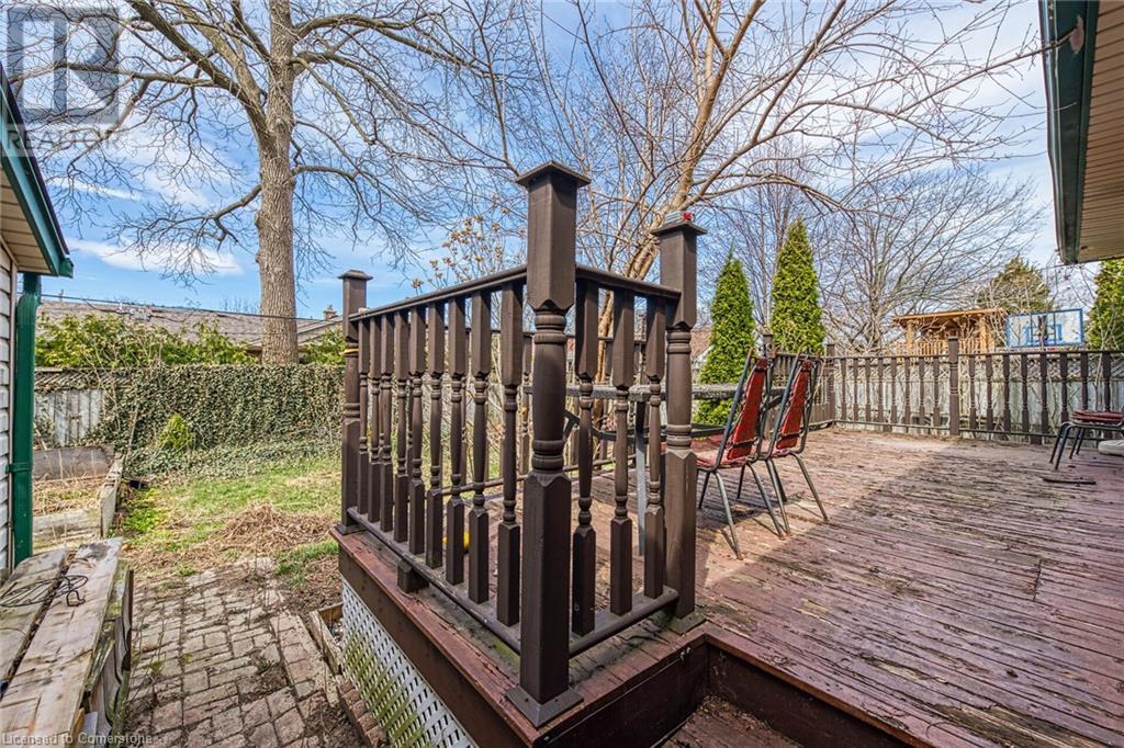 Wooden terrace featuring fence - 9 Gavin Drive, St. Catharines, ON - Outdoor