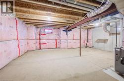 View of unfinished basement -
