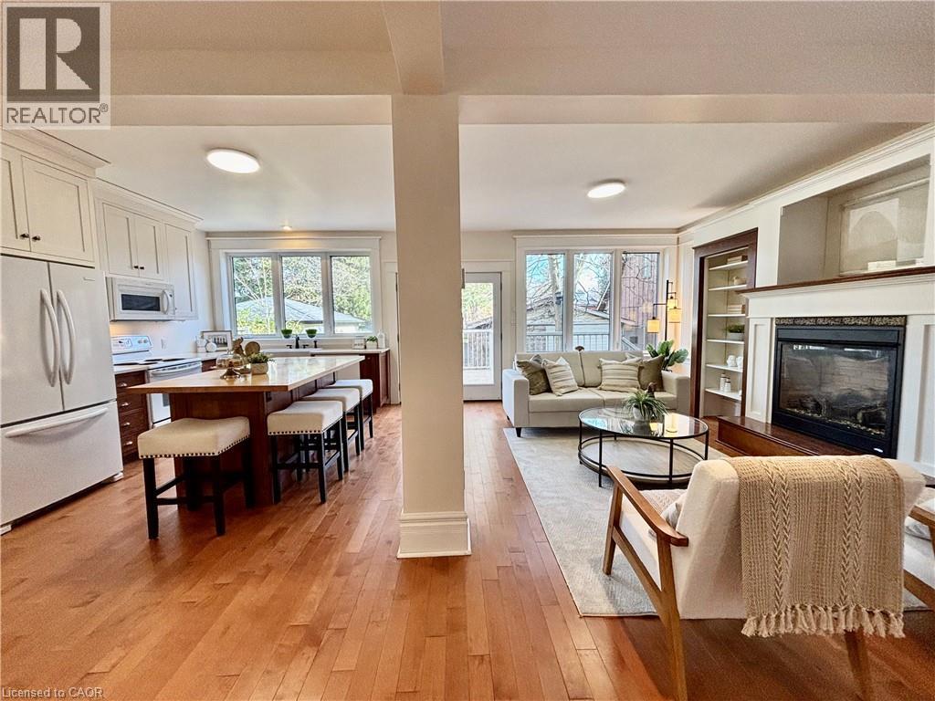 34 Menno Street, Waterloo, ON - Indoor Photo Showing Other Room With Fireplace