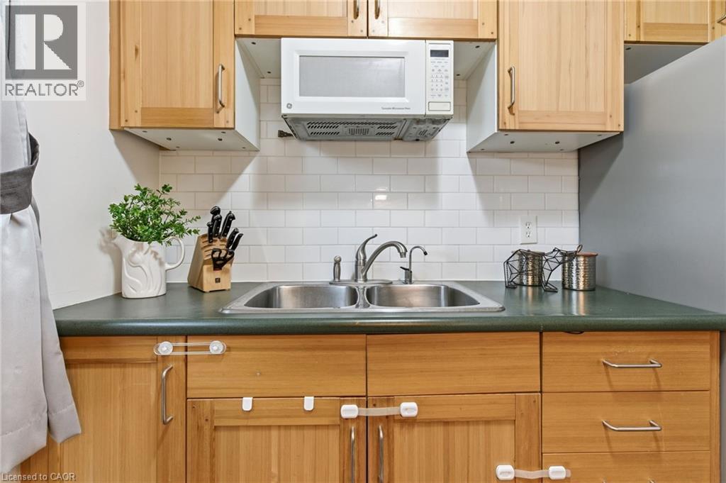 38 Golden Orchard Drive, Hamilton, ON - Indoor Photo Showing Kitchen With Double Sink