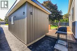 Paved path to the ADU -