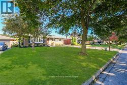 Portion of lawn virtually staged. Seeded on October 2 -