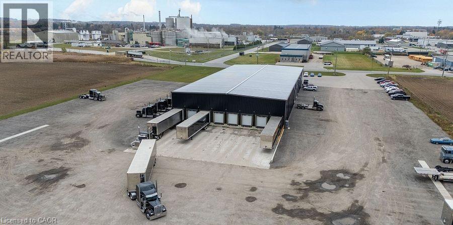 Bird's eye view of industrial structures - 55 Progress Drive E, Aylmer, ON