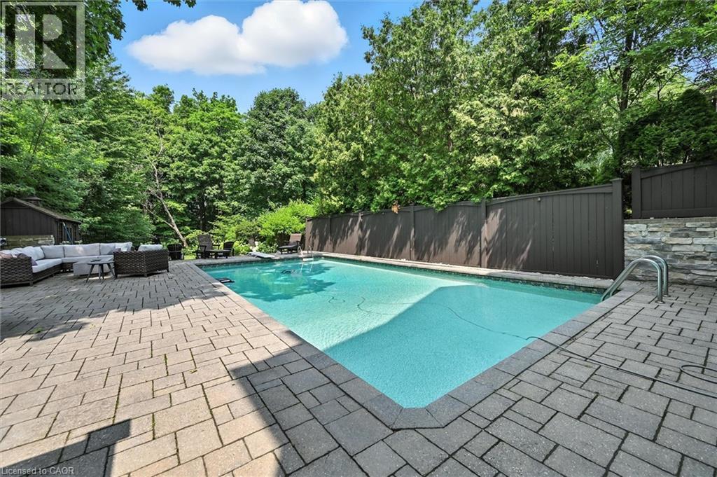 112 Chedoke Avenue, Hamilton, ON - Outdoor With In Ground Pool With Deck Patio Veranda With Backyard