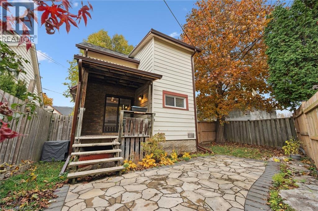 Back of property featuring a patio and a fenced backyard - 41 Rose Street, Kitchener, ON - Outdoor