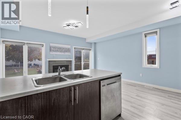 37 Delena Avenue S, Hamilton, ON - Indoor Photo Showing Kitchen With Double Sink