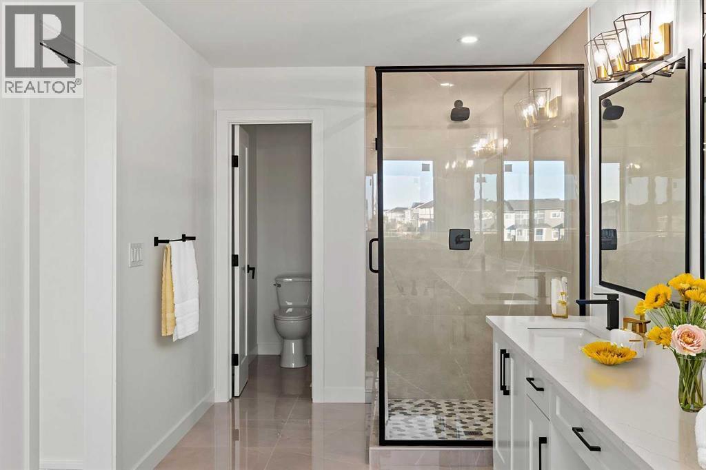 8 Ranchers Meadows, Okotoks, AB - Indoor Photo Showing Bathroom