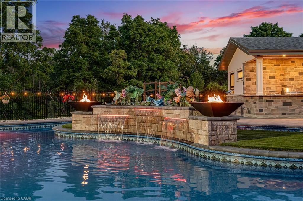 3122 Cedar Springs Road, Burlington, ON - Outdoor With In Ground Pool