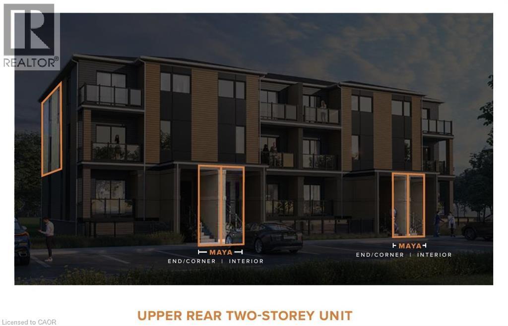 Location in Stacked Townhomes - 246 Raspberry Place Unit# E020, Waterloo, ON - Outdoor With Balcony