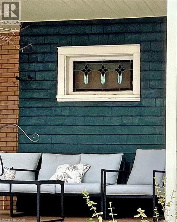 Stained glass window behind the cabinet in the DR - 25 Fairmount Avenue, Hamilton, ON - Outdoor