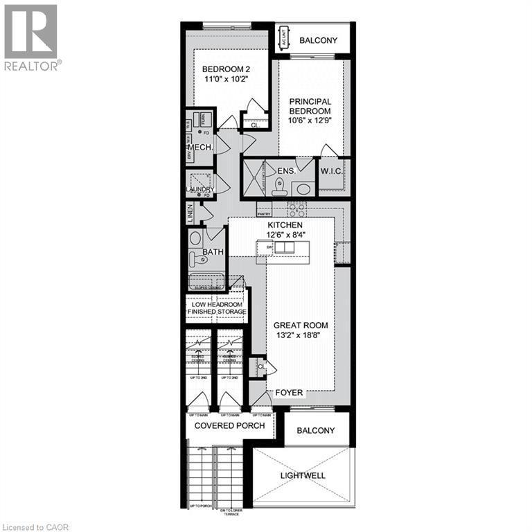 View of home floor plan - 246 Raspberry Place Unit# E015, Waterloo, ON - Other