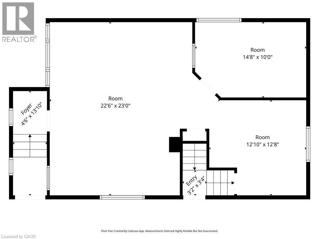 View of room layout - 1036 Upper Wentworth Street, Hamilton, ON