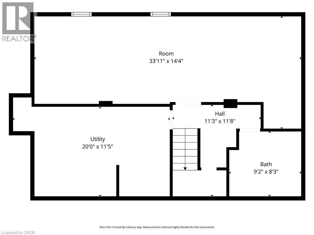 View of floor plan / room layout - 1036 Upper Wentworth Street, Hamilton, ON