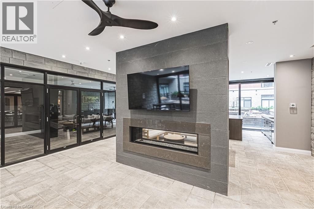 1 Redfern Avenue Unit# 317, Hamilton, ON - Indoor With Fireplace