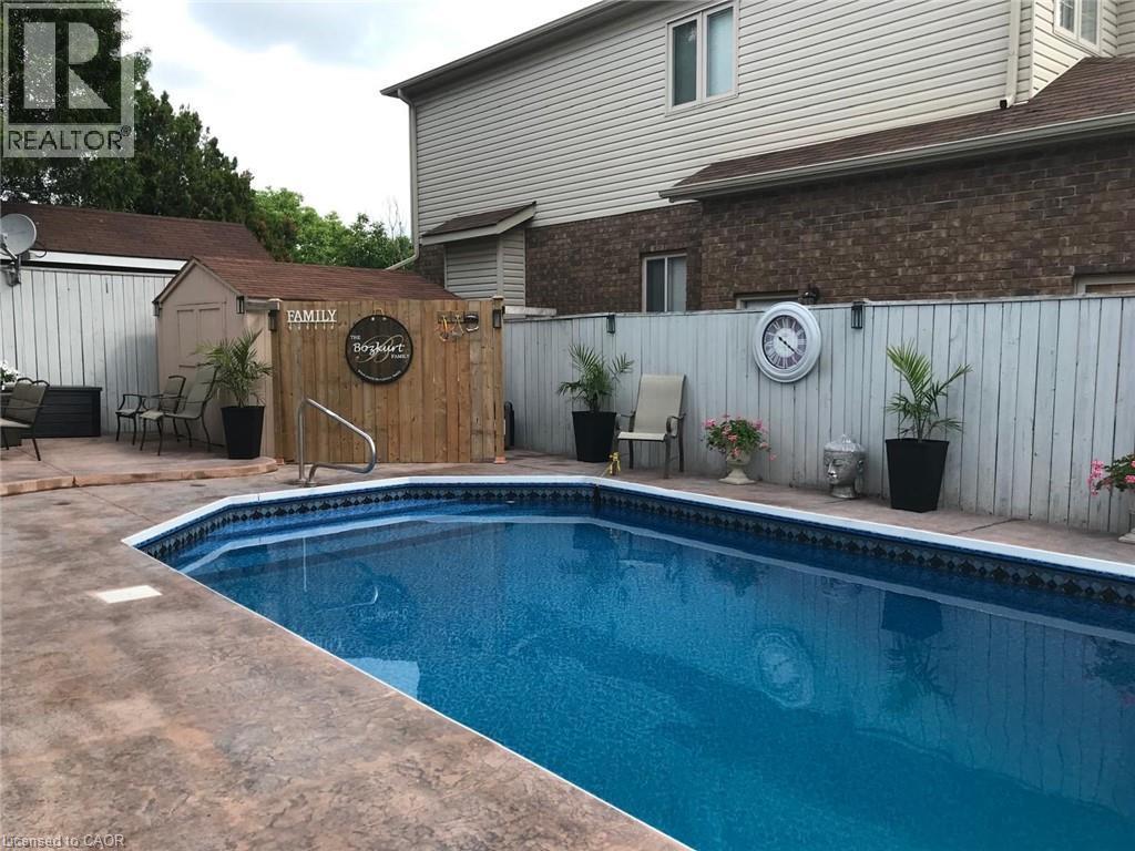 picture from summer time. - 122 Grand River Boulevard, Kitchener, ON - Outdoor With In Ground Pool