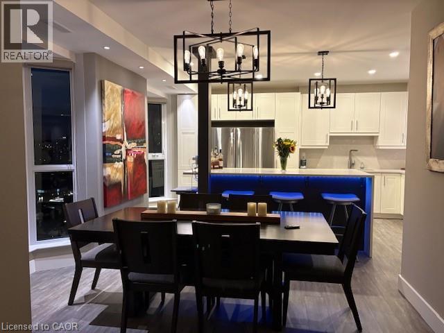 67 Caroline Street S Unit# 17C, Hamilton, ON - Indoor Photo Showing Dining Room