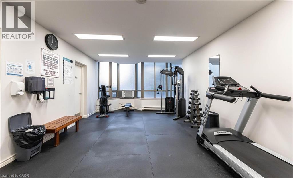 67 Caroline Street S Unit# 17C, Hamilton, ON - Indoor Photo Showing Gym Room